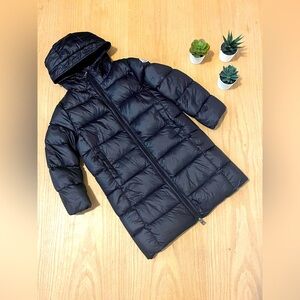Moncler Kids Long Puffer Down Jacket